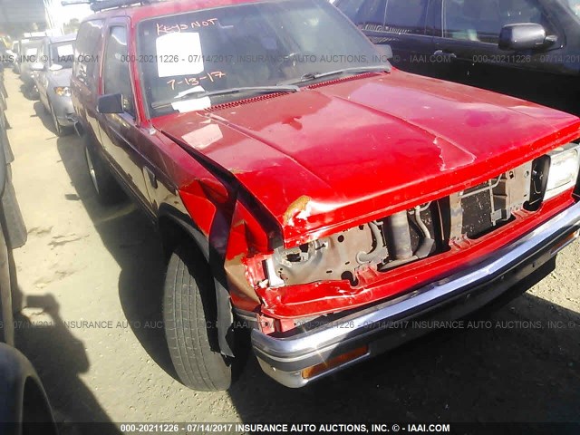 1GKCT18R4H8523343 - 1987 GMC S15 JIMMY RED photo 6
