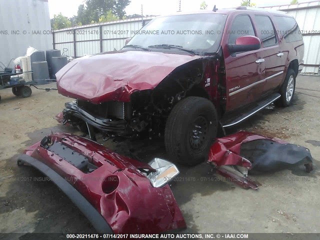 1GKS2MEF9DR372143 - 2013 GMC YUKON XL DENALI RED photo 6