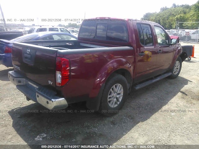 1N6AD0ER4GN764900 - 2016 NISSAN FRONTIER S/SV/SL/PRO-4X RED photo 4