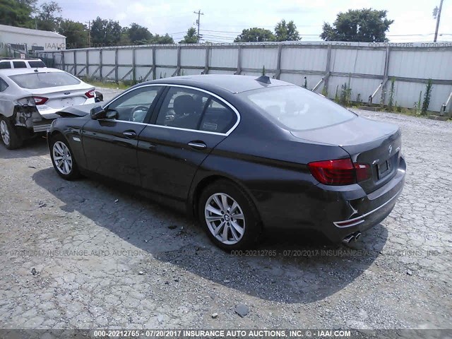 WBA5A7C59FD621190 - 2015 BMW 528 XI GRAY photo 3