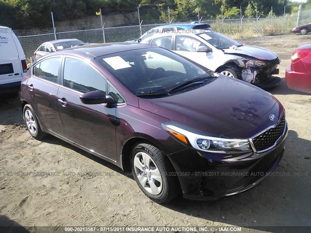 3KPFL4A76HE107514 - 2017 KIA FORTE LX/S GRAY photo 1