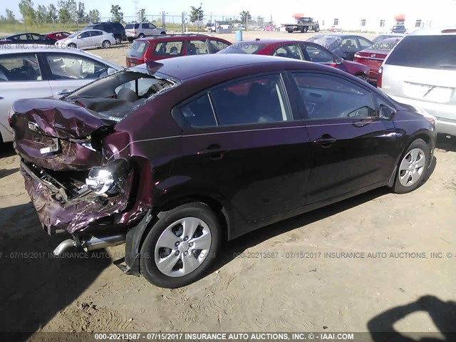 3KPFL4A76HE107514 - 2017 KIA FORTE LX/S GRAY photo 4