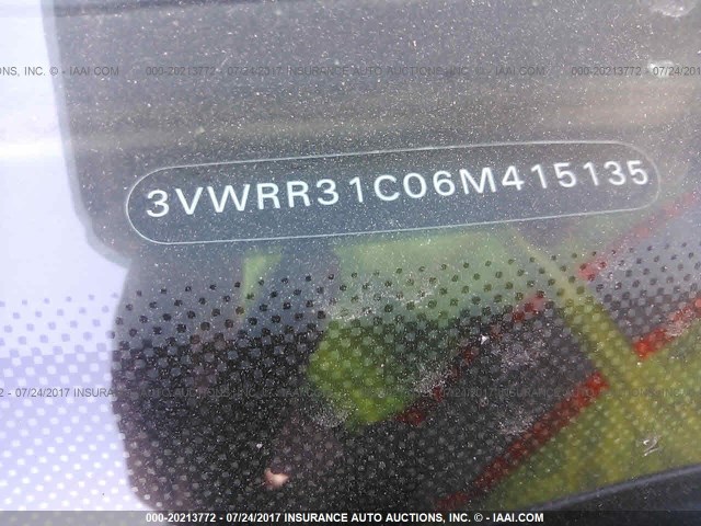 3VWRR31C06M415135 - 2006 VOLKSWAGEN NEW BEETLE TDI OPTION PACKAGE 1 GREEN photo 9