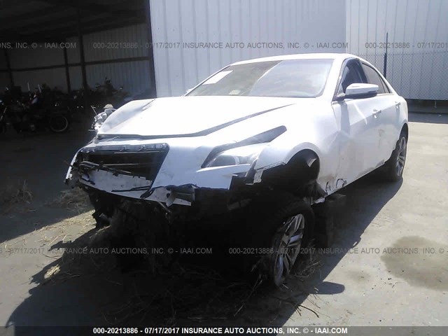 1G6AU5S87F0114615 - 2015 CADILLAC CTS VSPORT WHITE photo 2