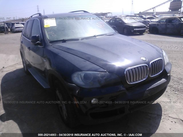 5UXFE83557LZ42943 - 2007 BMW X5 4.8I BLACK photo 1