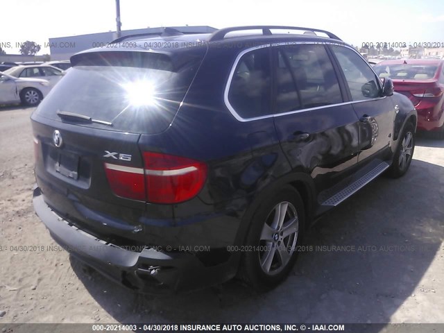 5UXFE83557LZ42943 - 2007 BMW X5 4.8I BLACK photo 4