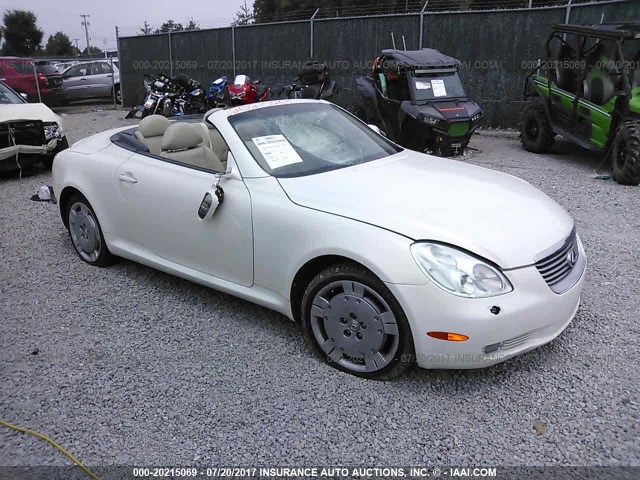 JTHFN48Y820021239 - 2002 LEXUS SC 430 WHITE photo 1