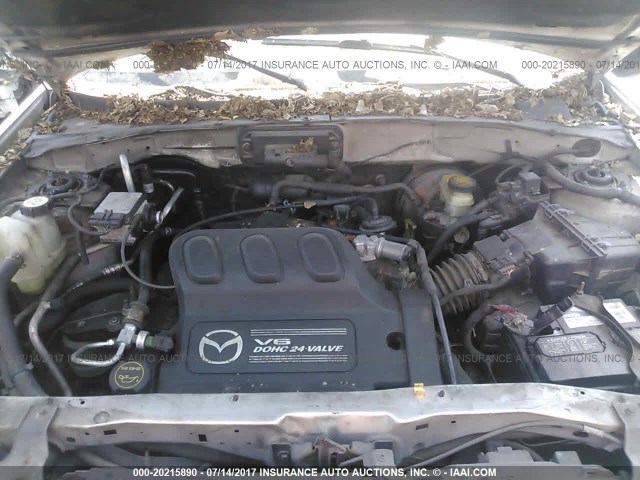 4F2YU09142KM24548 - 2002 MAZDA TRIBUTE LX/ES SILVER photo 10