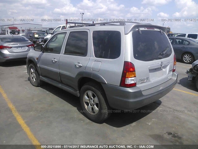 4F2YU09142KM24548 - 2002 MAZDA TRIBUTE LX/ES 银色 照片 3