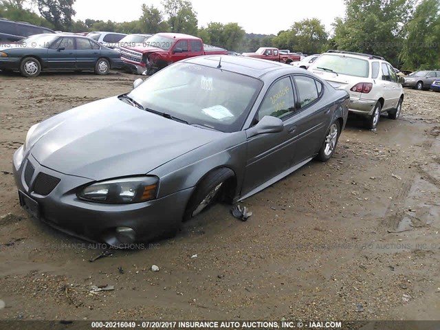 2G2WR524551218545 - 2005 PONTIAC GRAND PRIX GTP GRAY photo 2