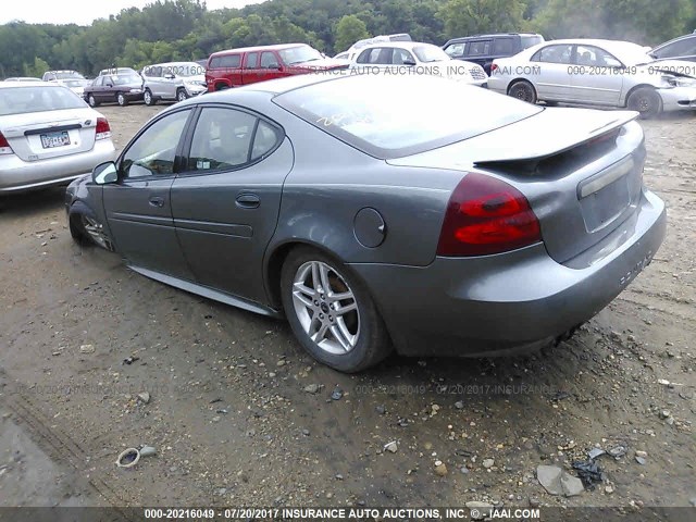 2G2WR524551218545 - 2005 PONTIAC GRAND PRIX GTP GRAY photo 3