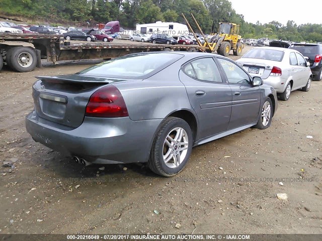 2G2WR524551218545 - 2005 PONTIAC GRAND PRIX GTP GRAY photo 4