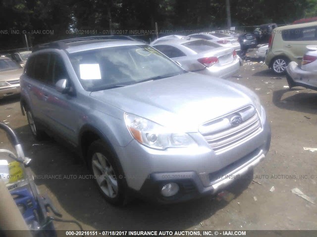 4S4BRDPCXD2227028 - 2013 SUBARU OUTBACK 3.6R LIMITED SILVER photo 1