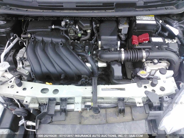 3N1CE2CP8FL373207 - 2015 NISSAN VERSA NOTE S/S PLUS/SV/SL/SR BLACK photo 10