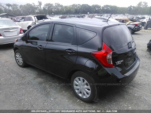3N1CE2CP8FL373207 - 2015 NISSAN VERSA NOTE S/S PLUS/SV/SL/SR BLACK photo 3