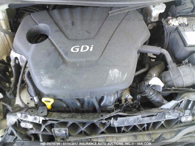 KNADM4A33E6356241 - 2014 KIA RIO LX Սպիտակ լուսանկար 10