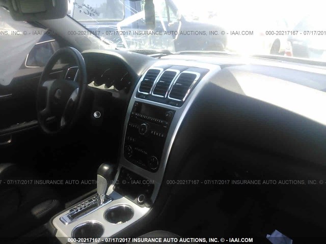 1GKKRRED5BJ296956 - 2011 GMC ACADIA SLT-1 Plata foto 5