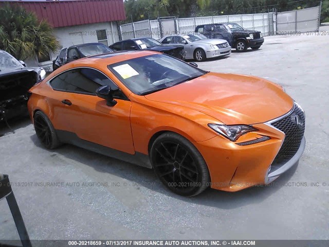 JTHHE5BC1F5010149 - 2015 LEXUS RC 350 ORANGE photo 1