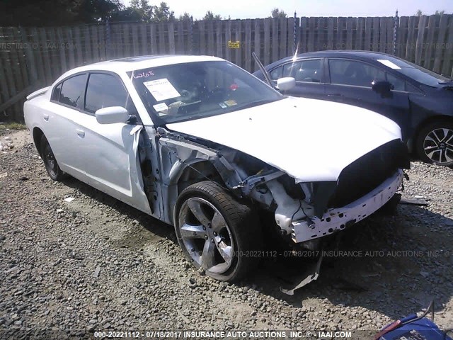 2B3CL5CT4BH571675 - 2011 DODGE CHARGER R/T WHITE photo 1
