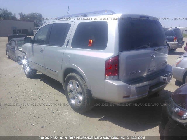 5N1BA0ND5AN619159 - 2010 NISSAN ARMADA SE/TITANIUM/PLATINUM SILVER photo 3