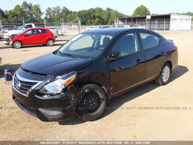 3N1CN7AP4HL843123 - 2017 NISSAN VERSA S/S PLUS/SV/SL BLACK photo 2