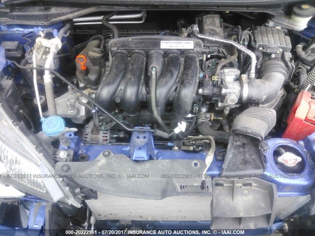 3HGGK5H51FM734482 - 2015 HONDA FIT LX Mavi fotoğraf 10