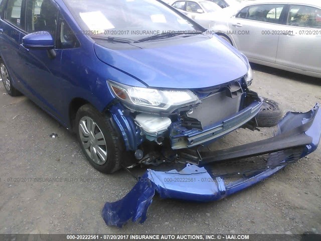 3HGGK5H51FM734482 - 2015 HONDA FIT LX BLUE photo 6