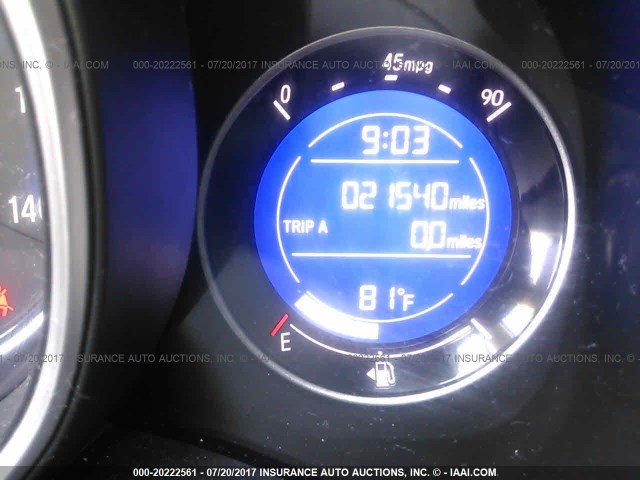 3HGGK5H51FM734482 - 2015 HONDA FIT LX Mavi fotoğraf 7