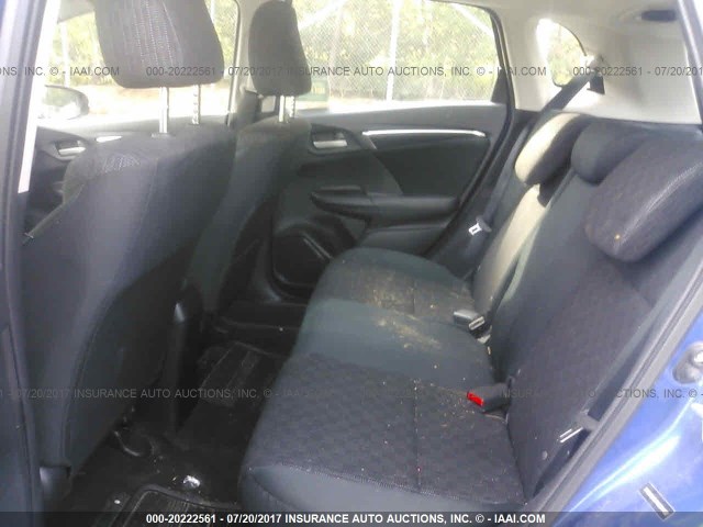 3HGGK5H51FM734482 - 2015 HONDA FIT LX Mavi fotoğraf 8