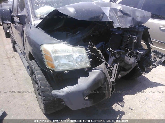 1N6BA07A25N573753 - 2005 NISSAN TITAN XE/SE/LE GRAY photo 6