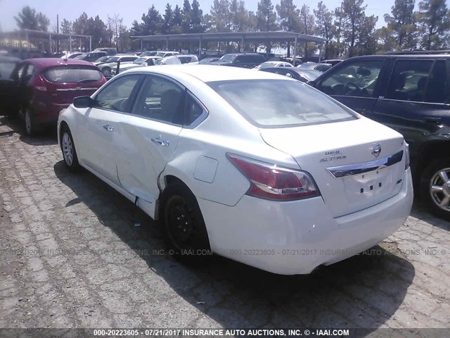 1N4AL3AP7EN335345 - 2014 NISSAN ALTIMA 2.5/S/SV/SL WHITE photo 3