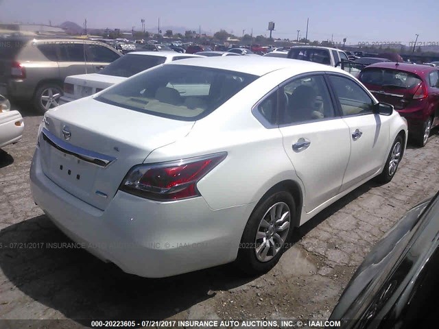 1N4AL3AP7EN335345 - 2014 NISSAN ALTIMA 2.5/S/SV/SL WHITE photo 4