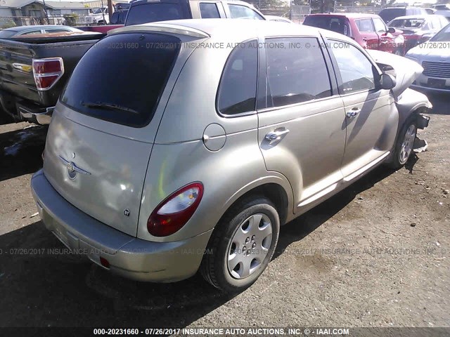 3A4FY58B36T204433 - 2006 CHRYSLER PT CRUISER TOURING GOLD photo 4