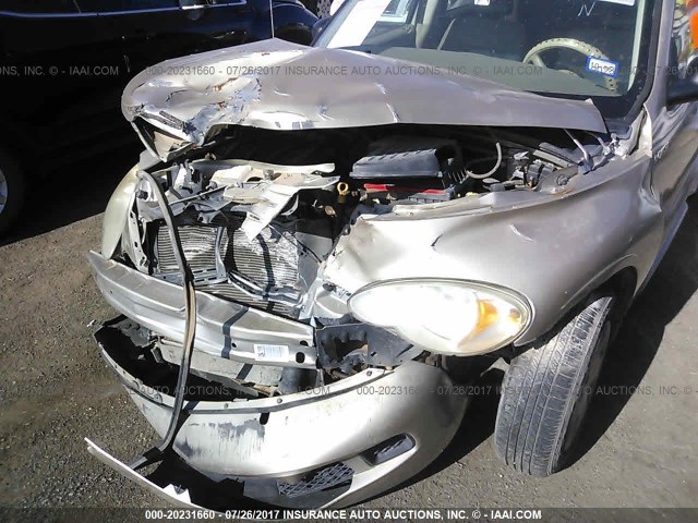 3A4FY58B36T204433 - 2006 CHRYSLER PT CRUISER TOURING GOLD photo 6