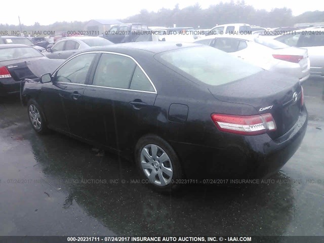 4T4BF3EK5BR093078 - 2011 TOYOTA CAMRY SE/LE/XLE შავი ფოტო 3