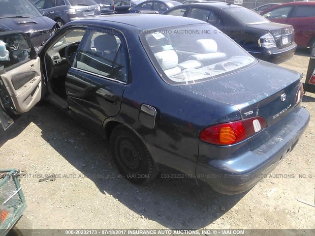 1NXBR12EXYZ347509 - 2000 TOYOTA COROLLA VE/CE/LE 蓝色 照片 3