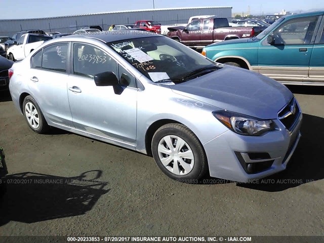 JF1GJAA62GH023561 - 2016 SUBARU IMPREZA SILVER photo 1