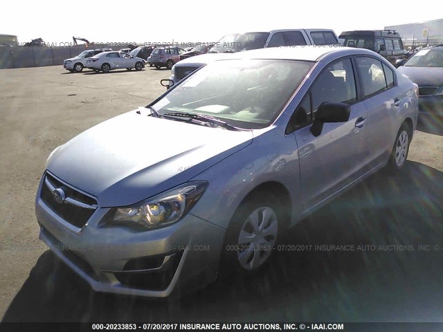 JF1GJAA62GH023561 - 2016 SUBARU IMPREZA SILVER photo 2