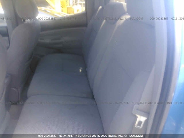 3TMLU42N95M001542 - 2005 TOYOTA TACOMA DOUBLE CAB ლურჯი ფოტო 8