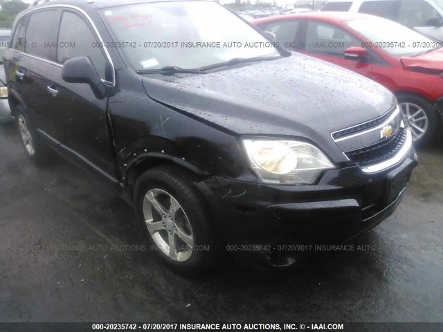 3GNAL3EK7DS637545 - 2013 CHEVROLET CAPTIVA LT BLACK photo 6