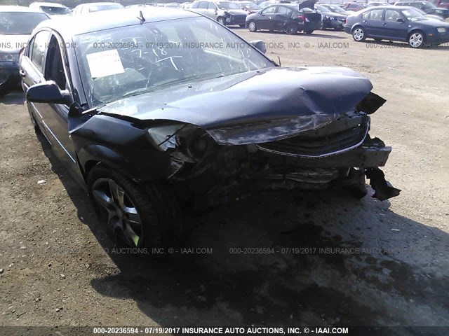 1G8ZS57B78F284283 - 2008 SATURN AURA XE BLACK photo 6