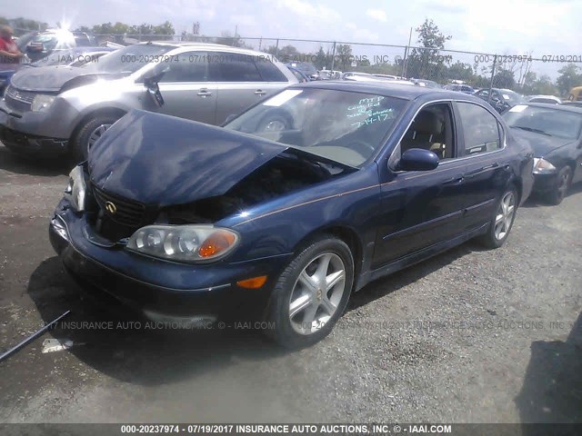 JNKDA31A74T210976 - 2004 INFINITI I35 BLUE photo 2