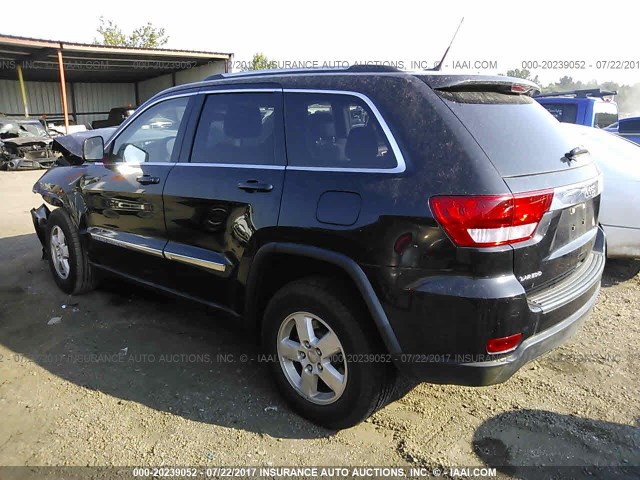 1J4RS4GG9BC521841 - 2011 JEEP GRAND CHEROKEE LAREDO BLACK photo 3