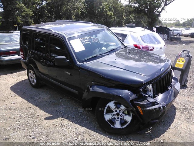 1J4PN2GK7BW575175 - 2011 JEEP LIBERTY SPORT BLACK photo 1