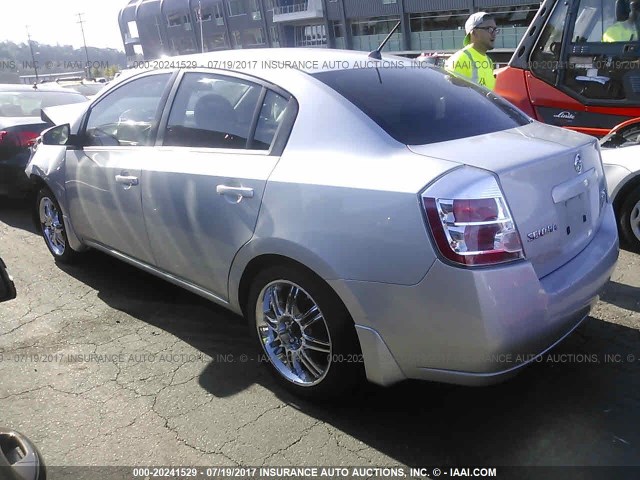 3N1AB61E17L686691 - 2007 NISSAN SENTRA 2.0/2.0S/2.0SL SILVER photo 3