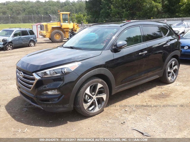 KM8J33A29GU059737 - 2016 HYUNDAI TUCSON LIMITED/SPORT AND ECO/SE BLACK photo 2