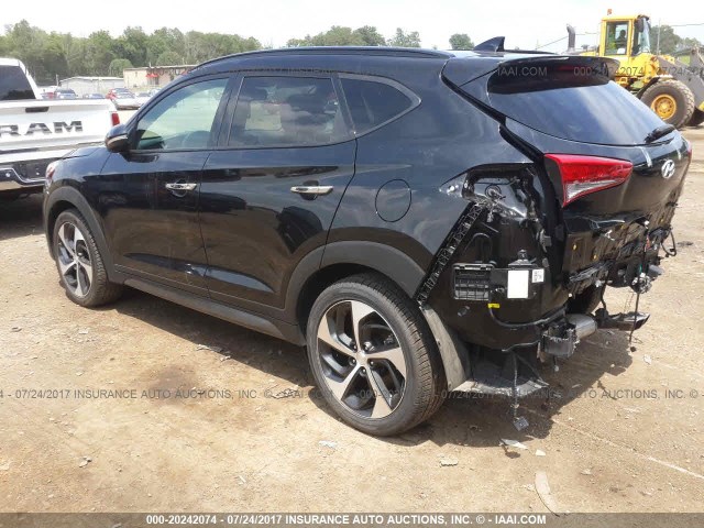KM8J33A29GU059737 - 2016 HYUNDAI TUCSON LIMITED/SPORT AND ECO/SE BLACK photo 3