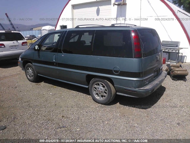 1GHDU06E5TT307055 - 1996 OLDSMOBILE SILHOUETTE Light Blue photo 3