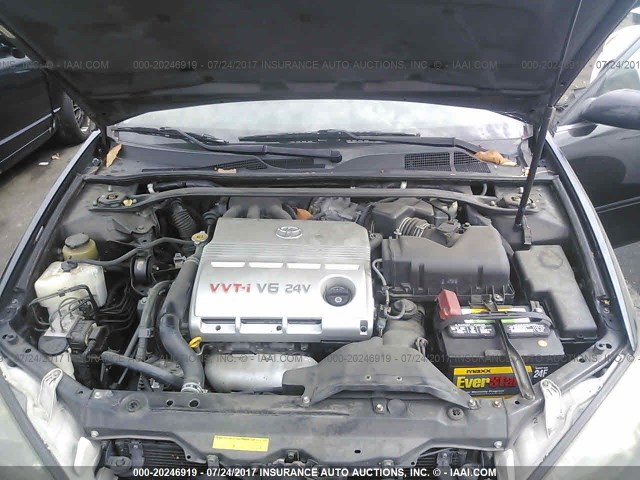 4T1BF32K73U052550 - 2003 TOYOTA CAMRY LE/XLE/SE BLACK photo 10