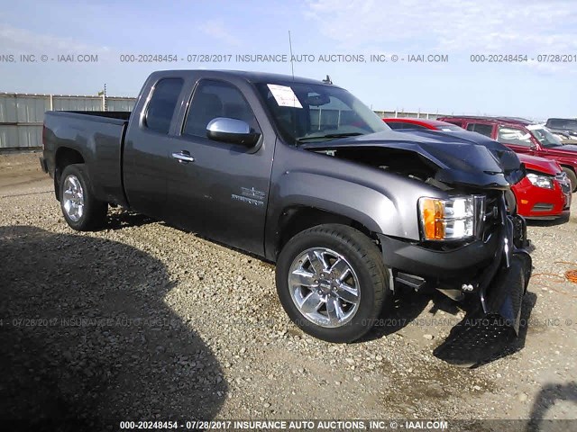 1GTR1VE09BZ183732 - 2011 GMC SIERRA C1500 SLE GRAY photo 1